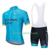 Fahrradbekleidung Radtrikot Kurzarm + Trägershorts 2020 Astana Pro Team N001